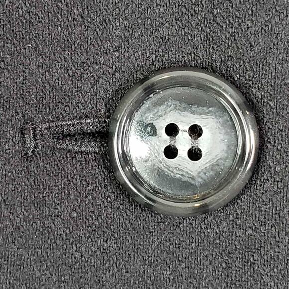 Talbots Blazer Women’s Size 12 Black Pockets Three Button Wool Italy Lined - Picture 5 of 8